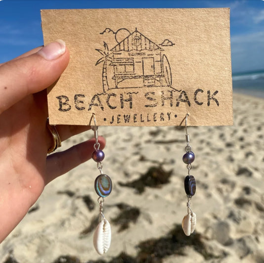 Abalone Drop Earrings