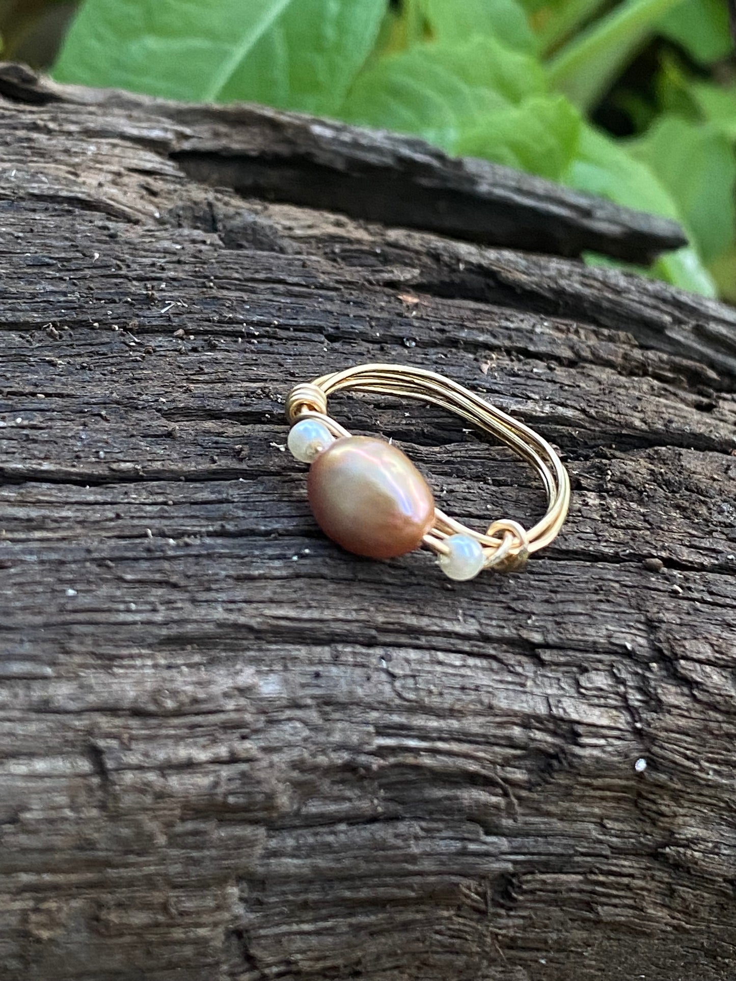 Pink Pearl Ring